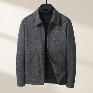 Matteo Streamlined Woven Zip Jacket