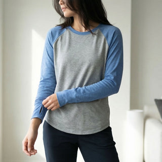 Elena Soft Raglan Long-Sleeve Top