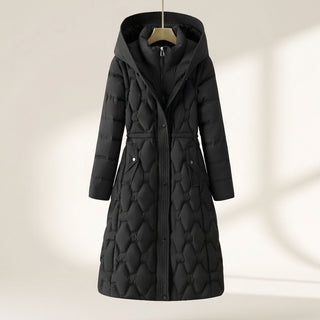 Lucia Quilted Long Coat