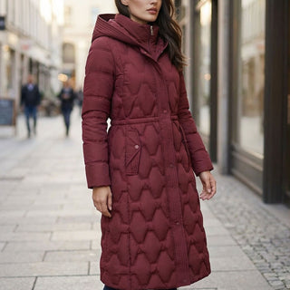 Lucia Quilted Long Coat