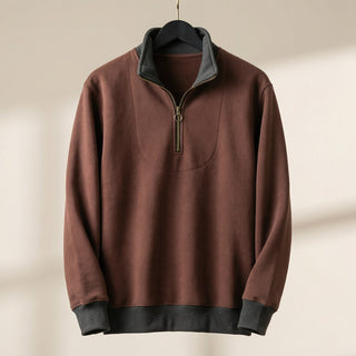 Lorenzo Structured Quarter-Zip Pullover