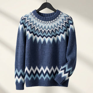 Clara Patterned Knit Pullover