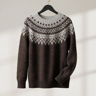 Clara Patterned Knit Pullover