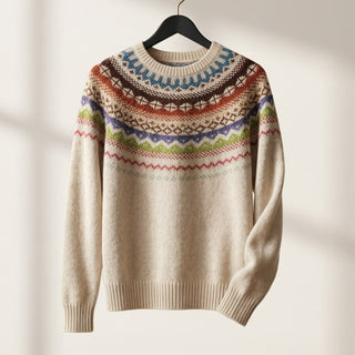 Clara Patterned Knit Pullover