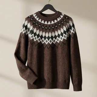 Clara Patterned Knit Pullover