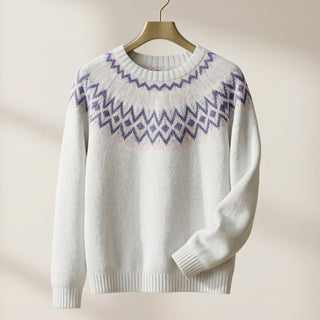 Clara Patterned Knit Pullover