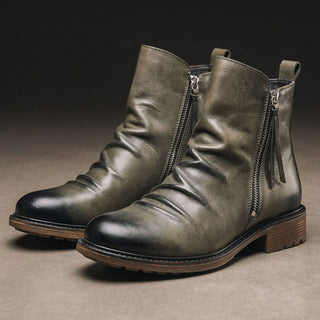 Ricardo Leather Zip Boot