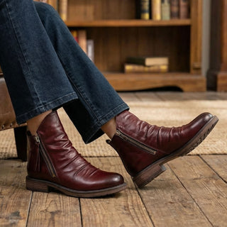 Ricardo Leather Zip Boot