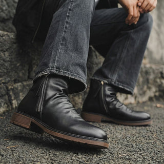 Ricardo Leather Zip Boot