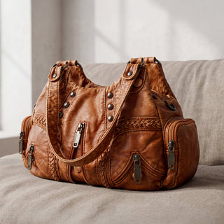 Martina Leather Utility Handbag