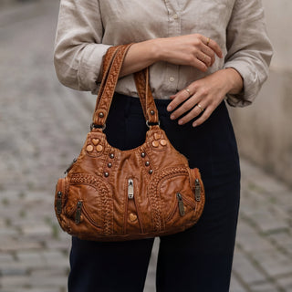 Martina Leather Utility Handbag