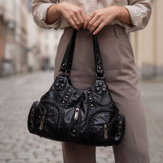 Martina Leather Utility Handbag